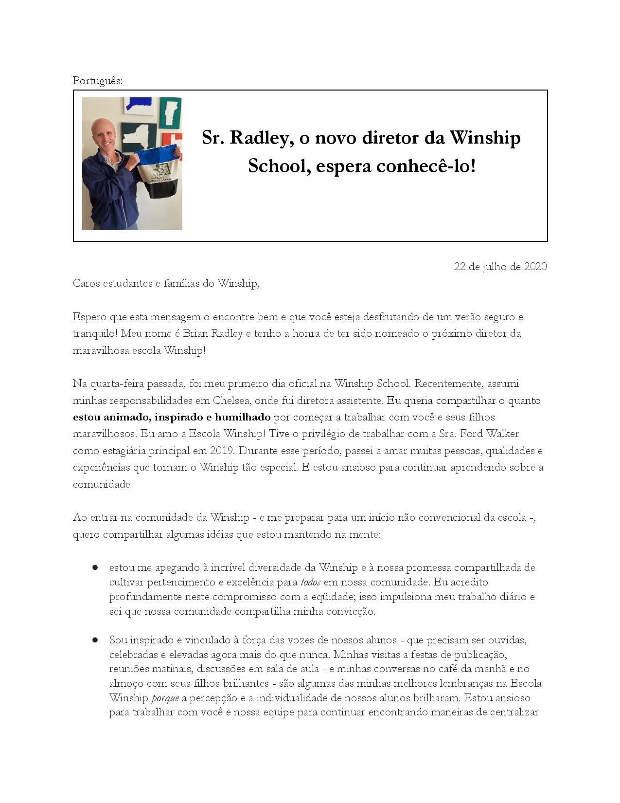 Principal Radley Welcome 7 